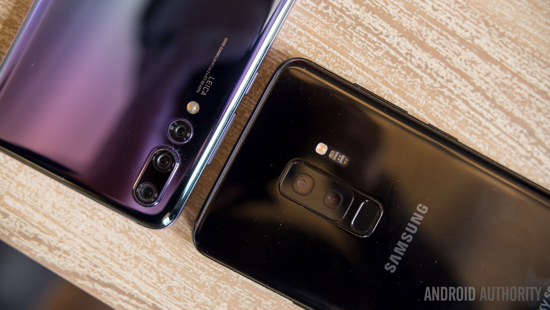 huawei p20 pro vs samsung galaxy s9 plus cameras