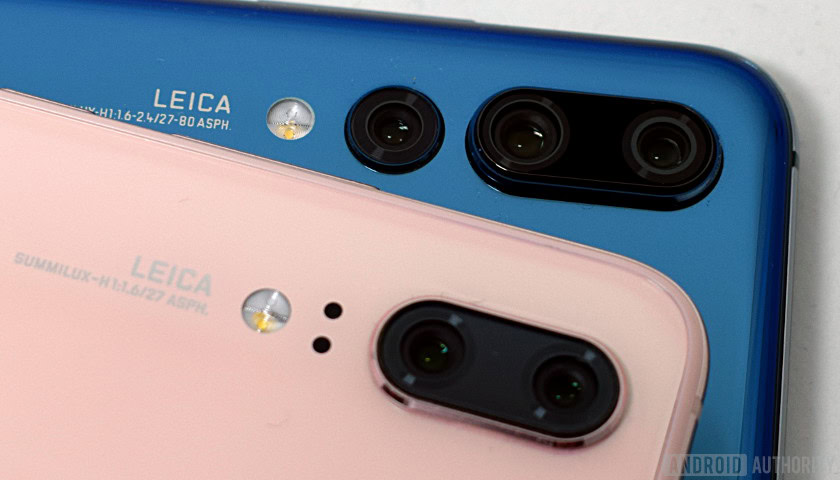 HUAWEI P20 vs P20 Pro cameras