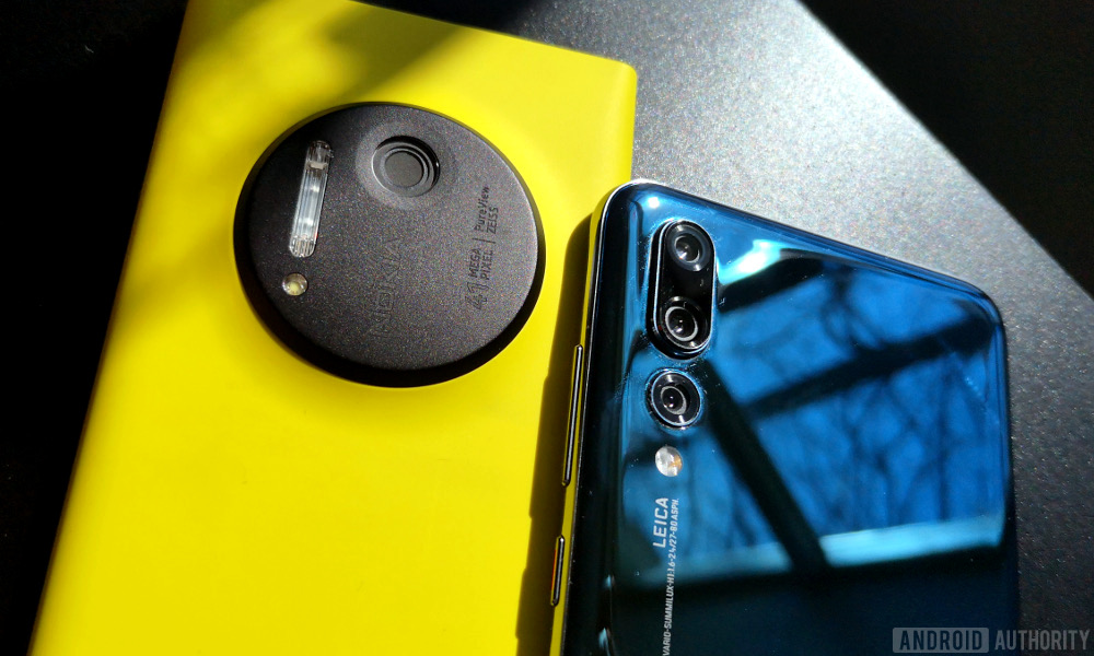 HUAWEI P20 Pro vs Lumia 1020