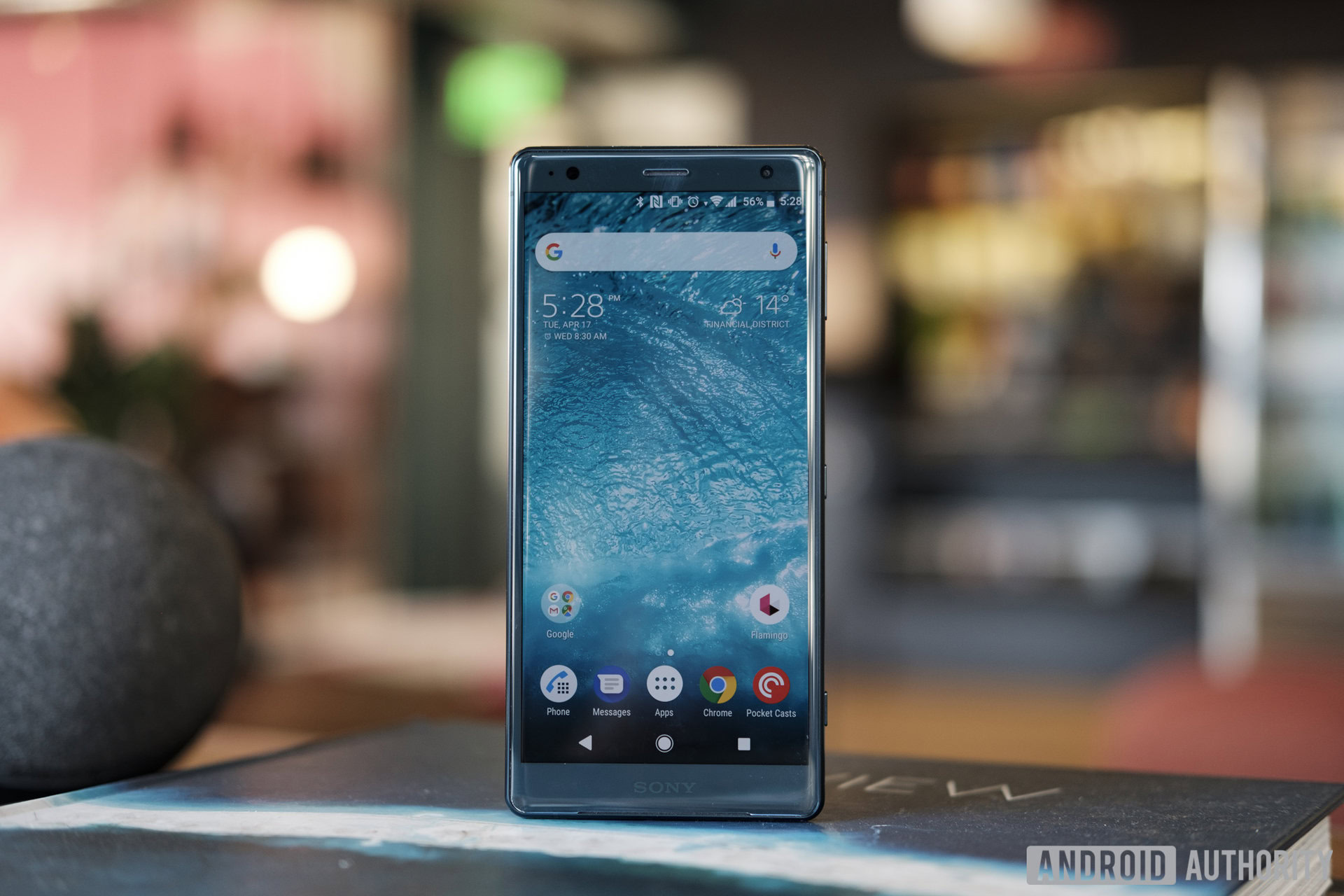 Sony Xperia XZ2 home screen software