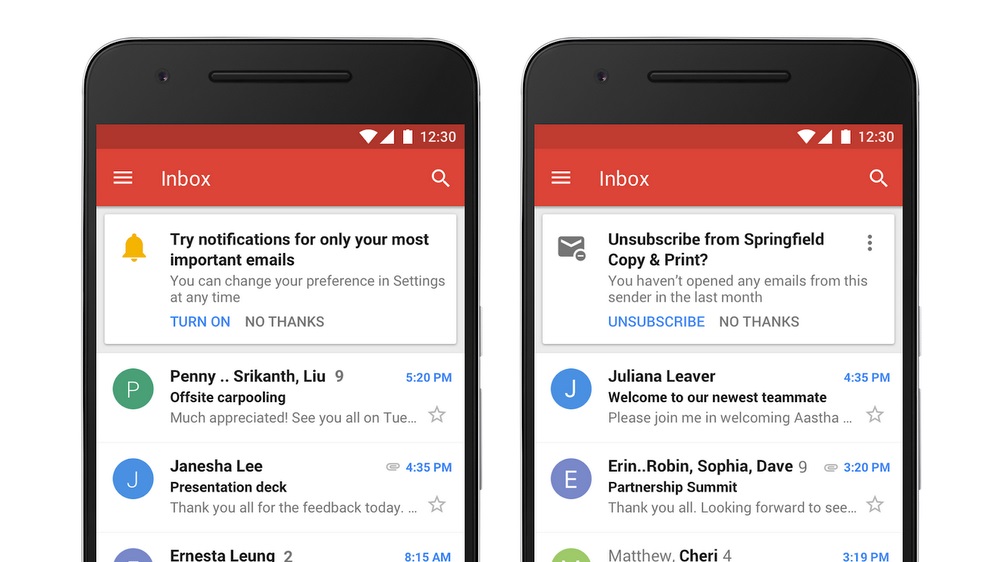 Google Gmail priority notifications - new gmail
