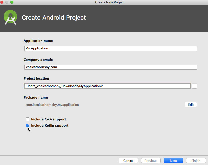 create new project kotlin coroutines for android