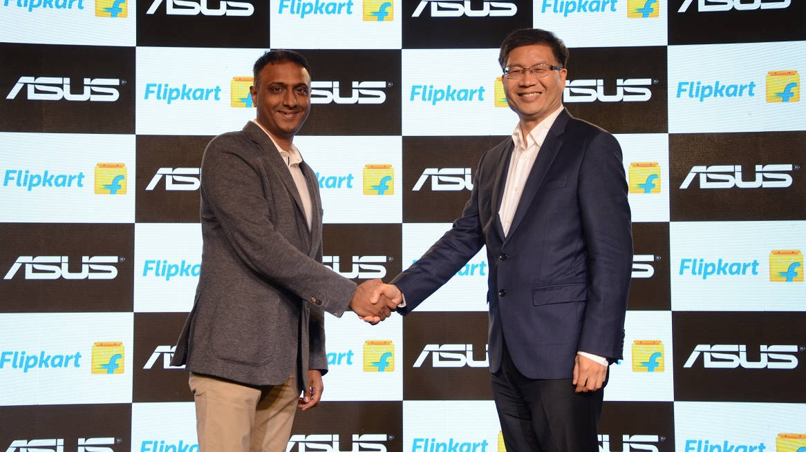 asus flipkart e-commerce partnership