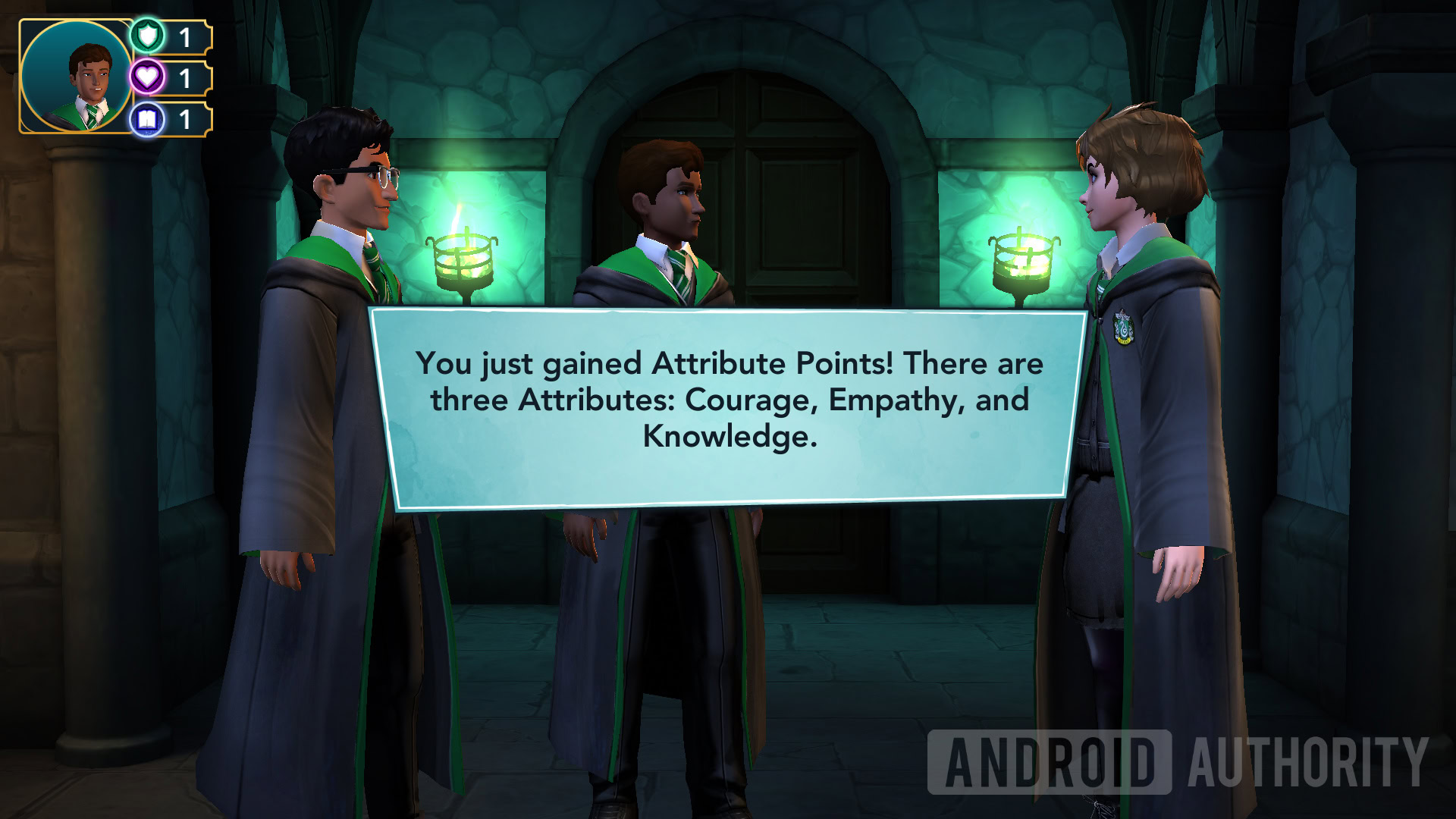 Harry Potter: Hogwarts Mystery conversation between characters