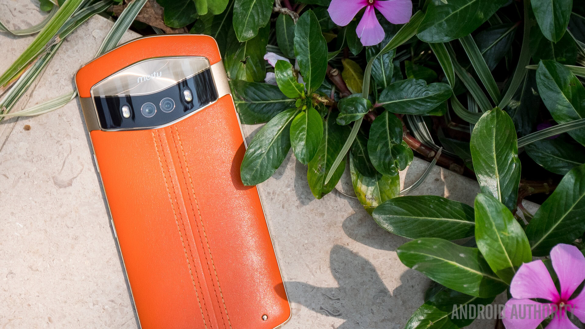 meitu v6 phone orange case