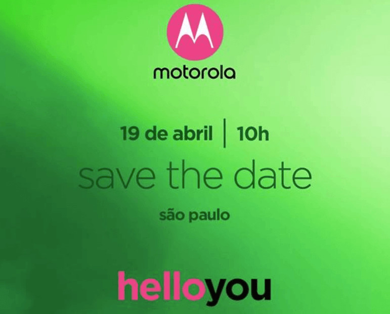 A Moto press invite for Brazil
