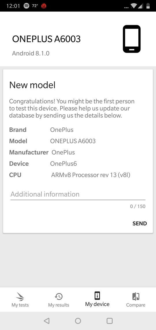 OnePlus 6 3d mark benchmark