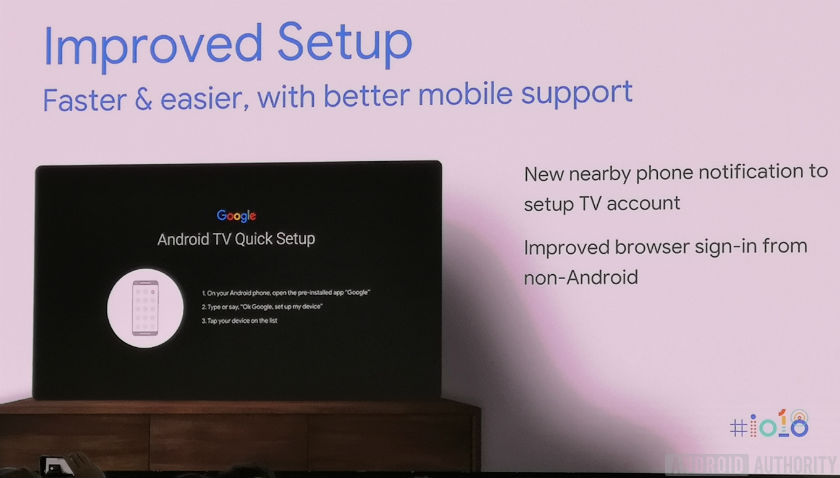 Android TV P Improved Setup