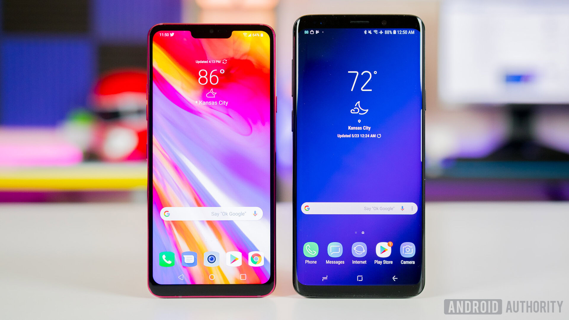 Samsung Galaxy S9 Plus vs LG G7 ThinQ Camera Shootout