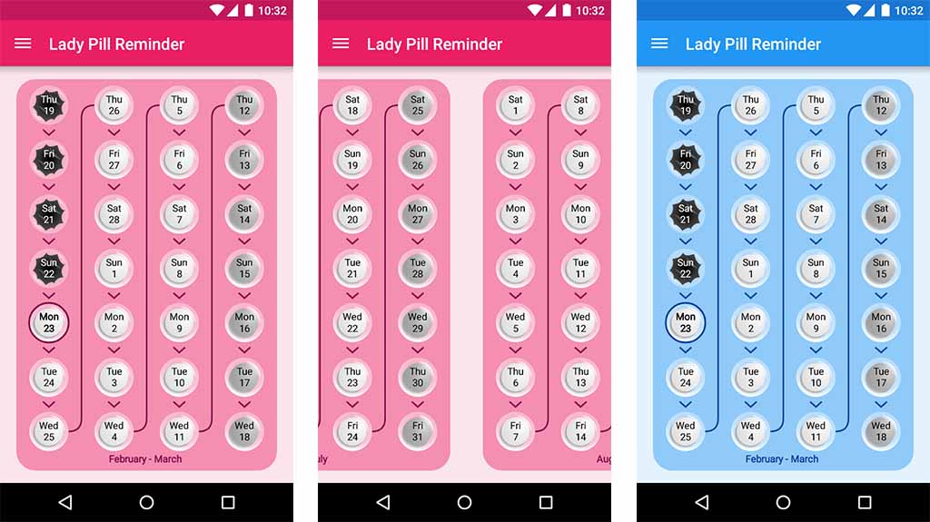 Lady Pill Reminder is one of the best medication reminder apps
