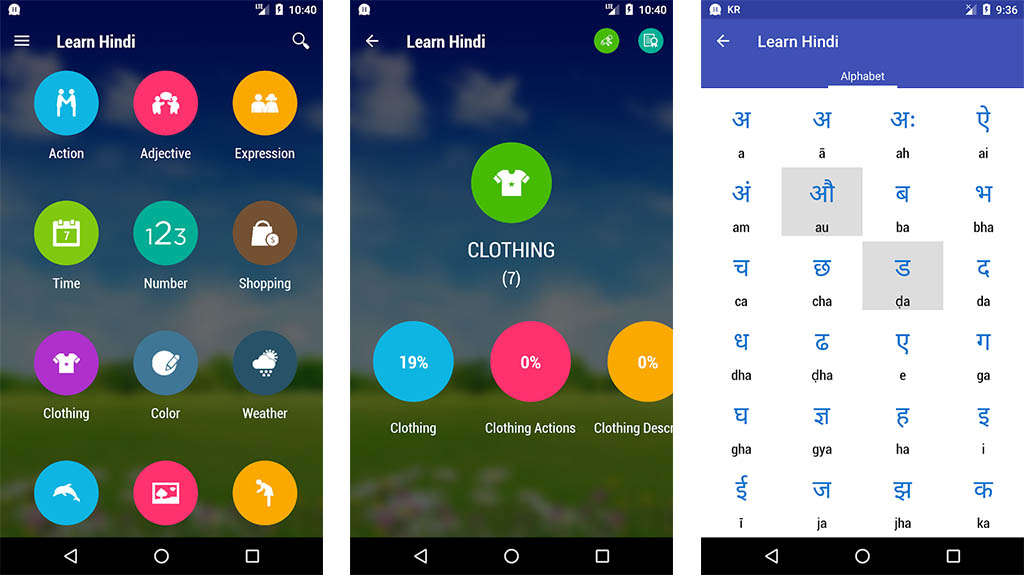 Learn Hindi Free - best hindi learning apps for android