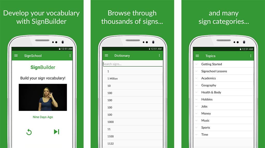 SignSchool - best american sign language apps