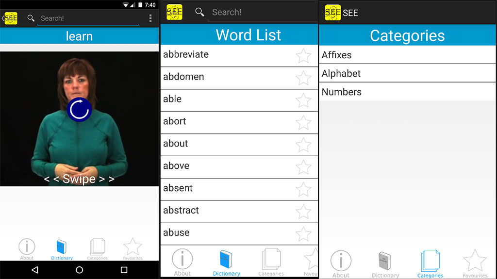 Signing Exact English - best american sign language apps for android