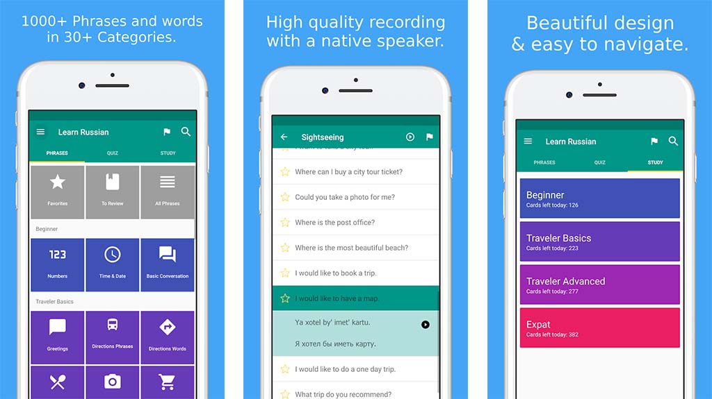 Simply Learn Russian is one of the best russian learning apps for android