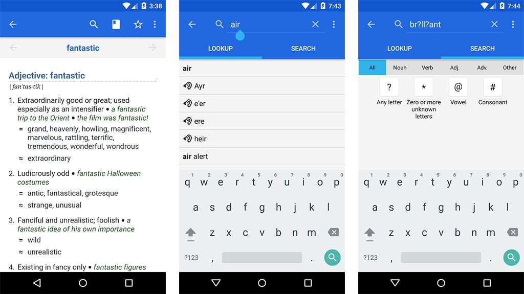 WordWeb: las mejores aplicaciones de diccionario para Android