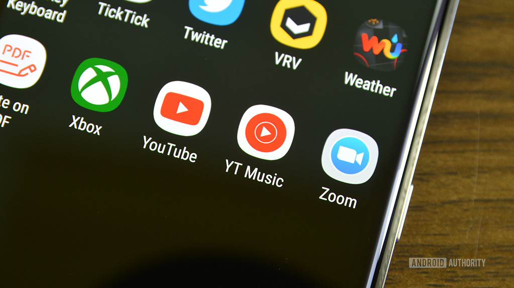 YouTube Music update - YouTube Music app icon on an Android smartphone