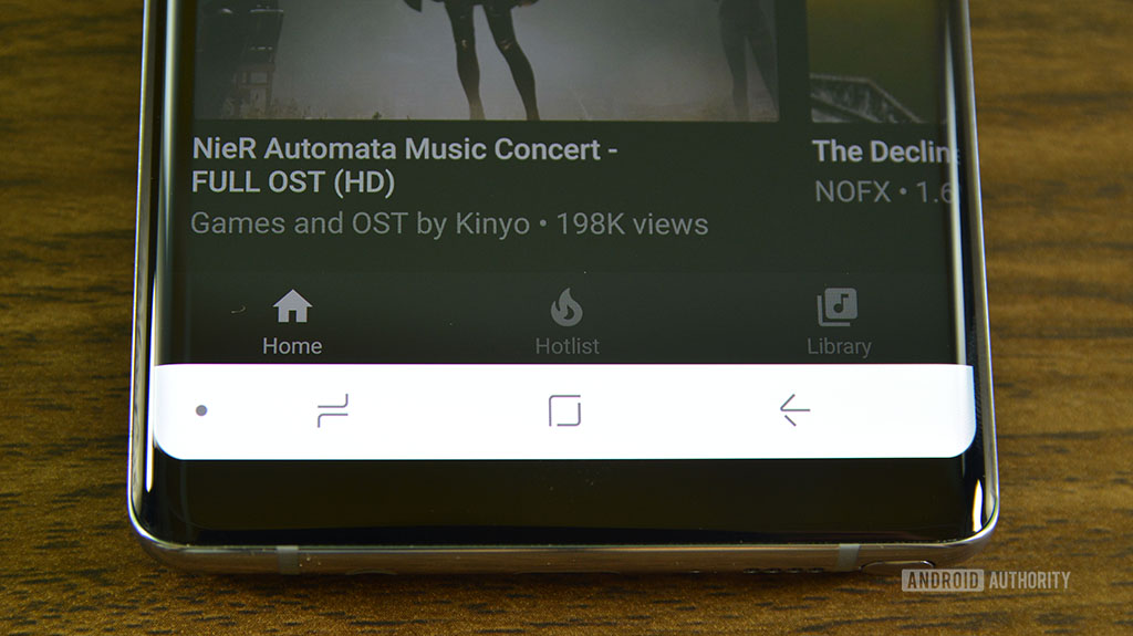 YouTube Music hands on - nav bar