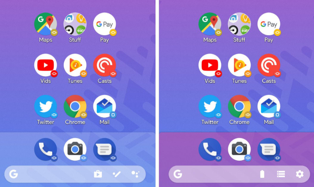 Action Launcher Android P