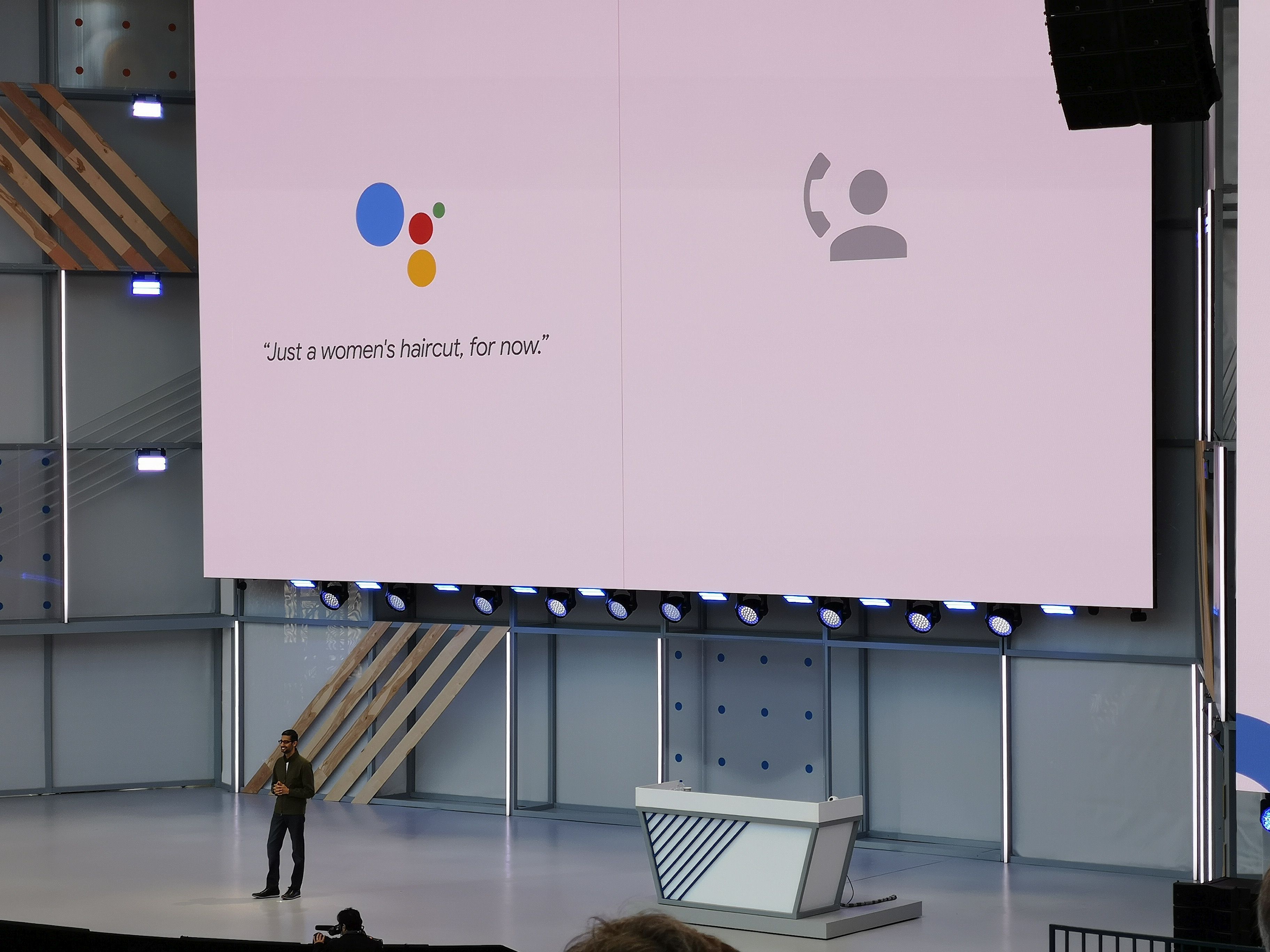Google Assistant making a call