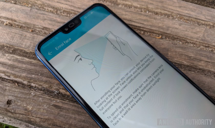 honor 10 face unlock