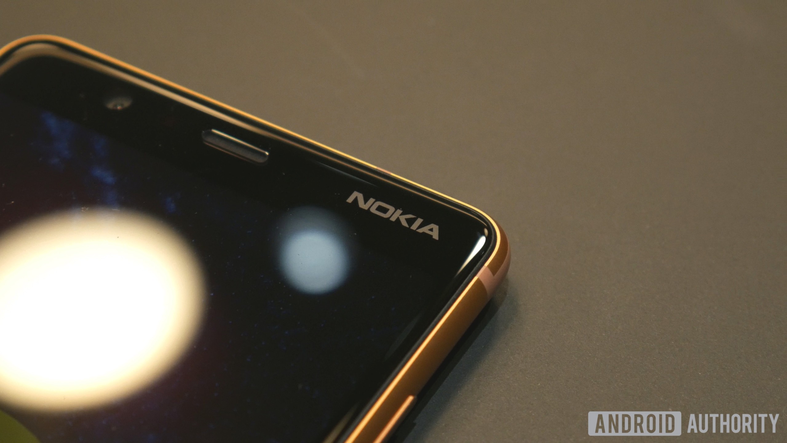 Smartphone Nokia 5.1 montrant un gros plan d'écran