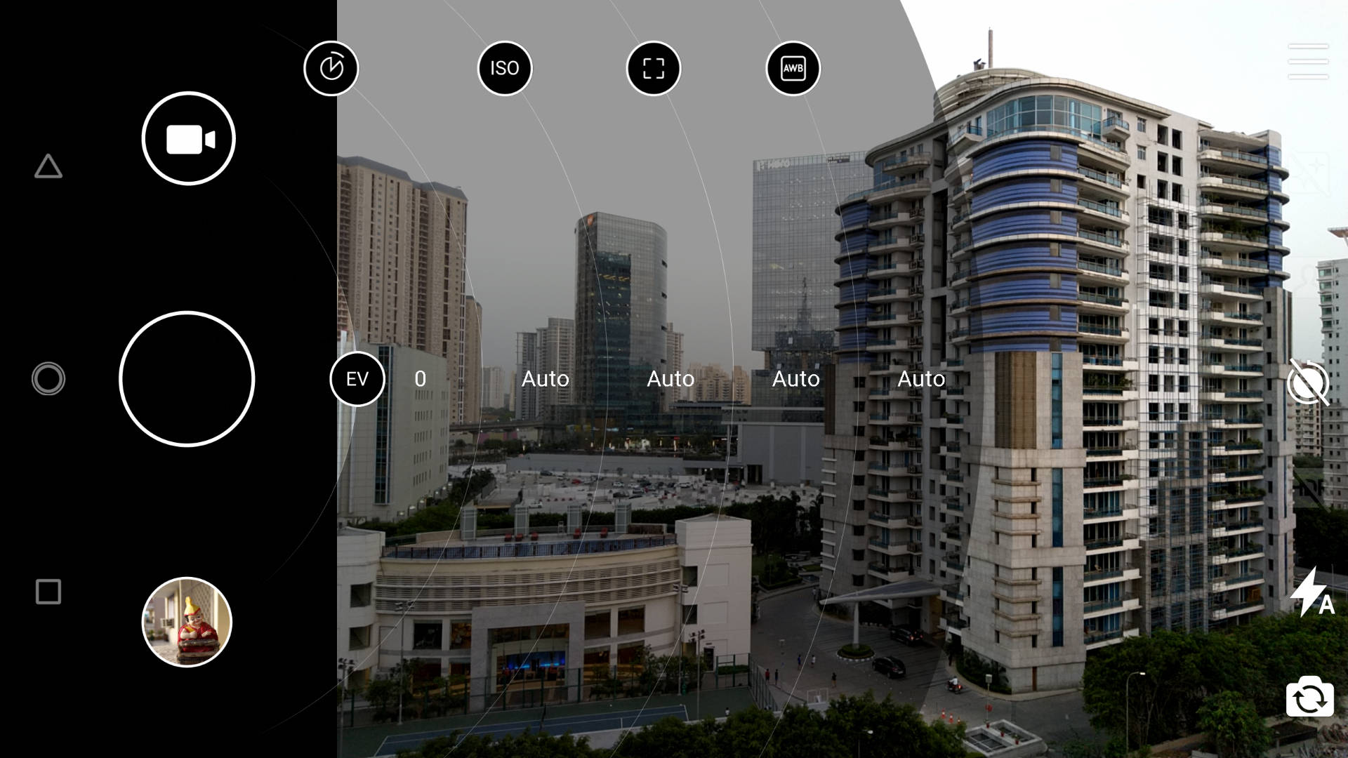 Nokia 8 Sirocco review - Camera app screenshot