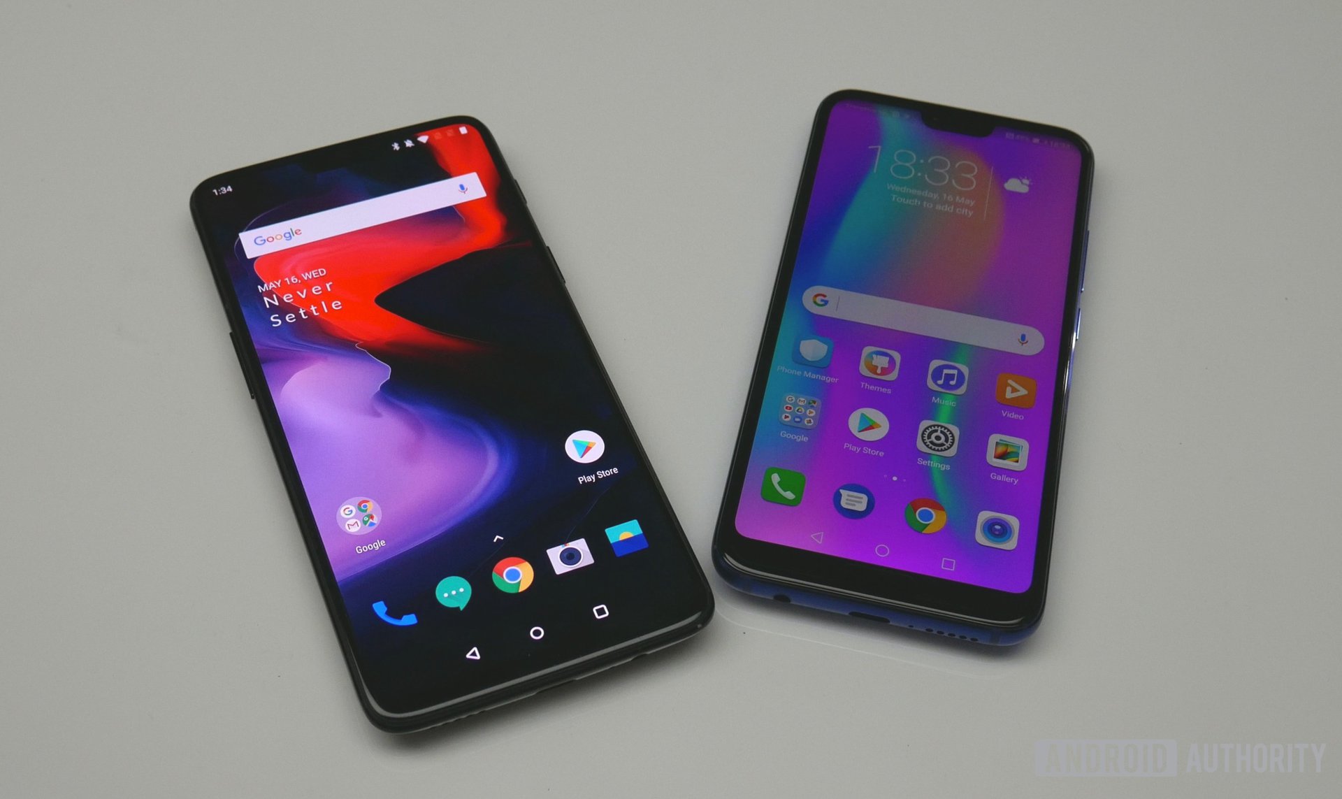 OnePlus 6 vs HONOR 10