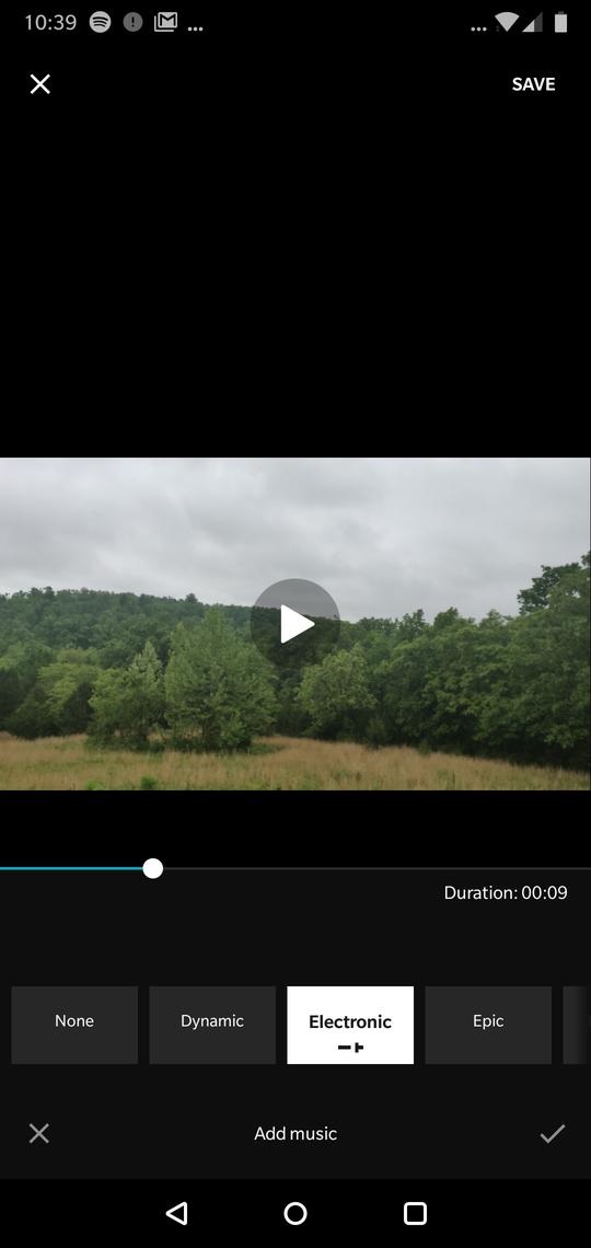 OnePlus 6 video editor