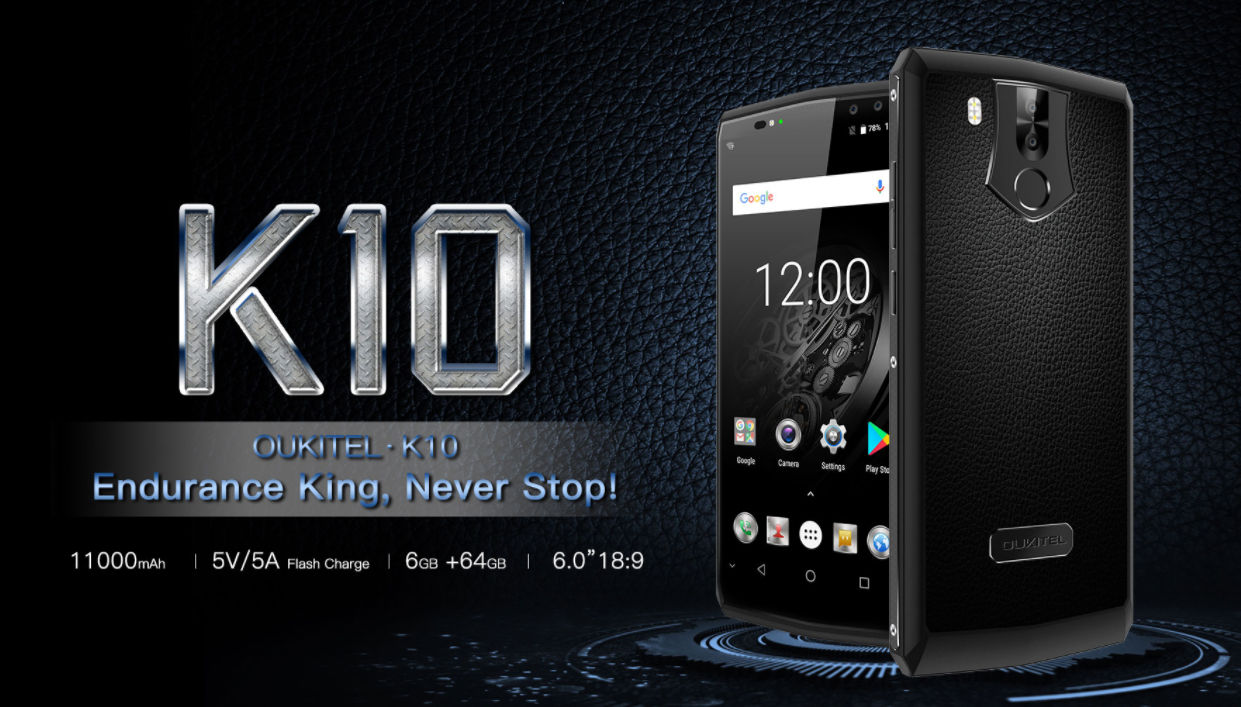 The Oukitel K10.