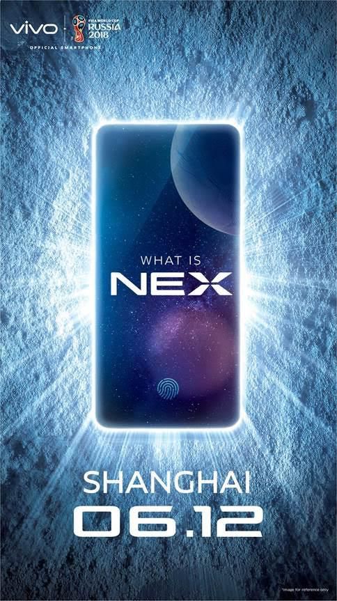 The invite to the launch of the new vivo Next phone in Shanghai.