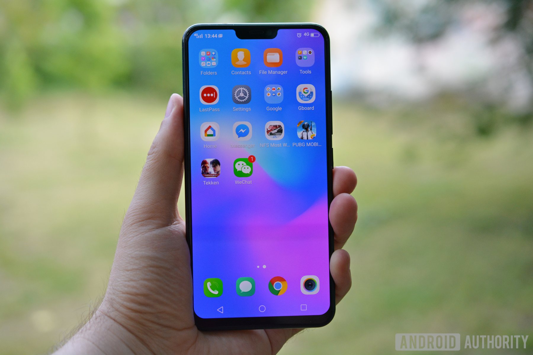 Vivo x21 review front display