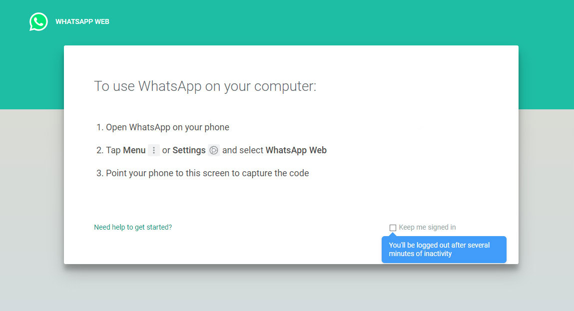 how to use whatsapp web