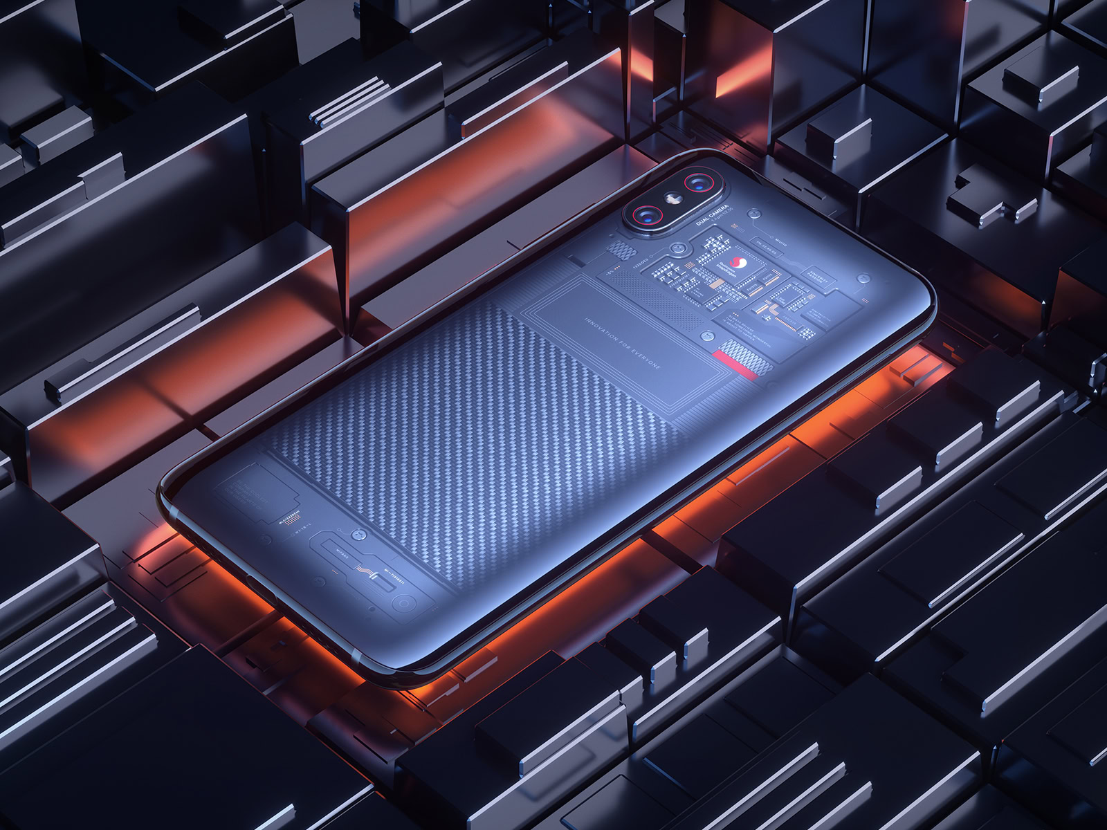 The Xiaomi Mi 8 Explorer Edition.