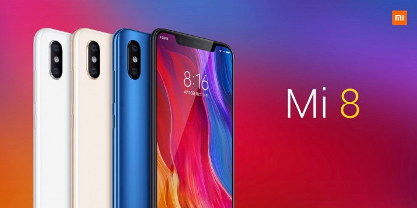 The Xiaomi Mi 8.