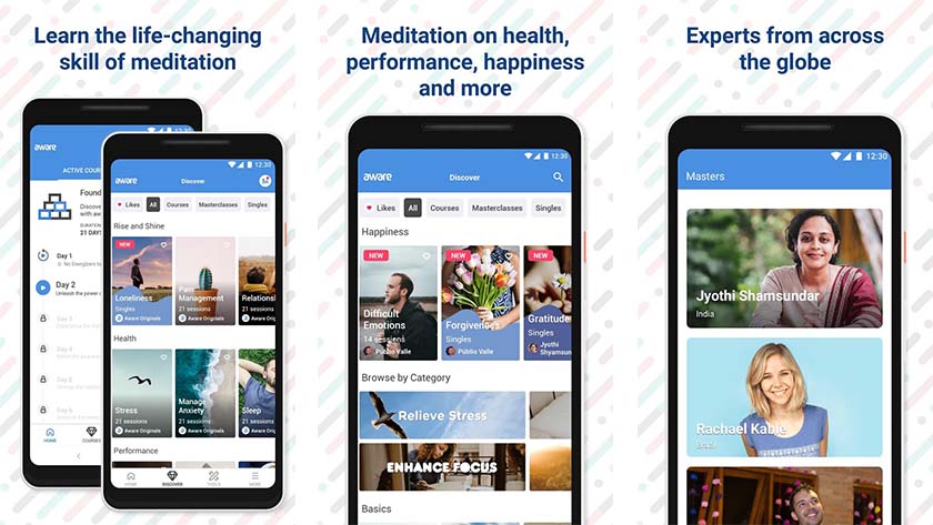 aware is one of the best meditation apps for android