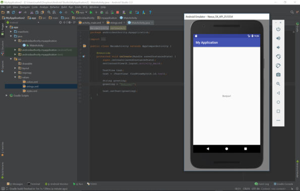Android Studio Hello World: How to create your first ever app project