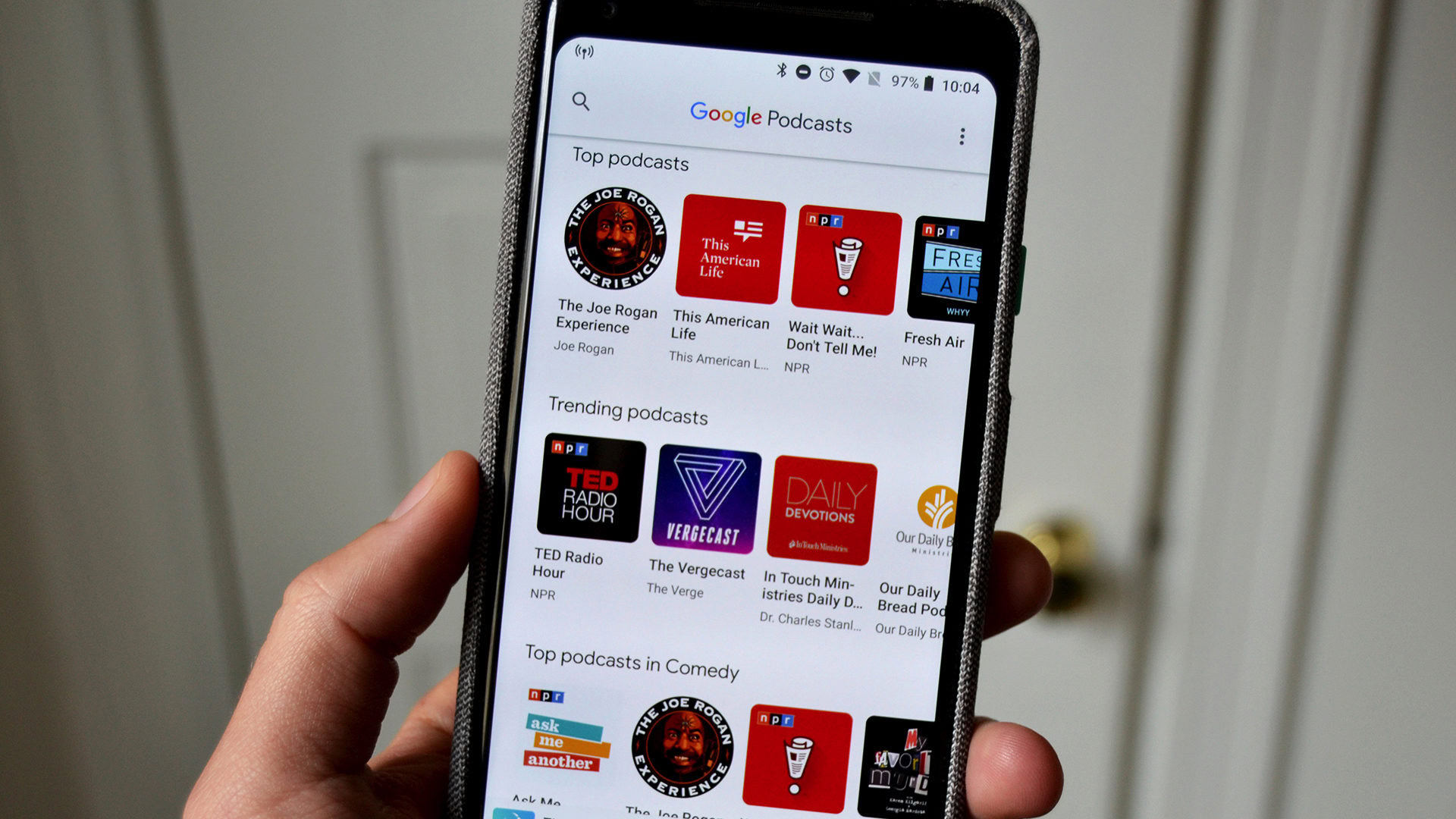 Google Podcasts has stopped appearing in Search results