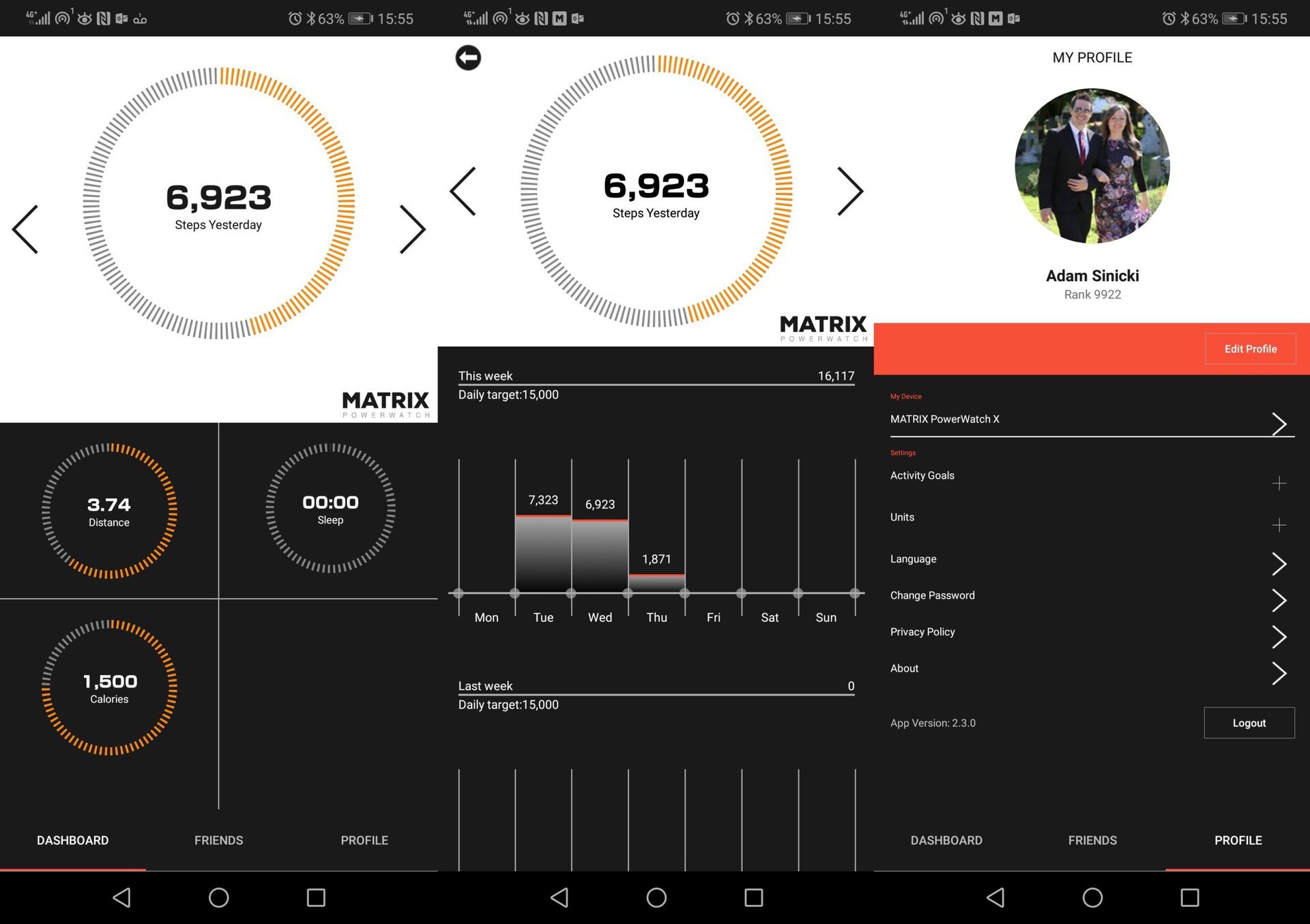 MATRIX PowerWatch App