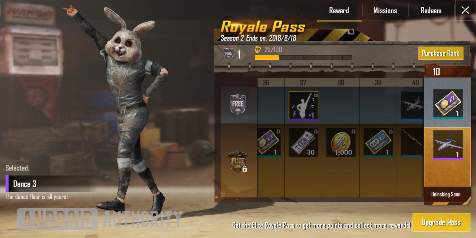 PUBG Mobile dance emote Royale Pass