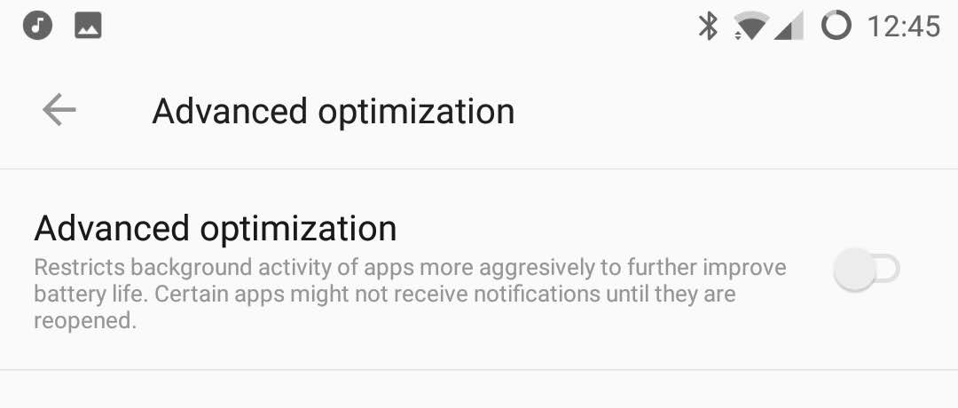 Screenshot in a set of instructions on how to fix missing notifications on your OnePlus phone.