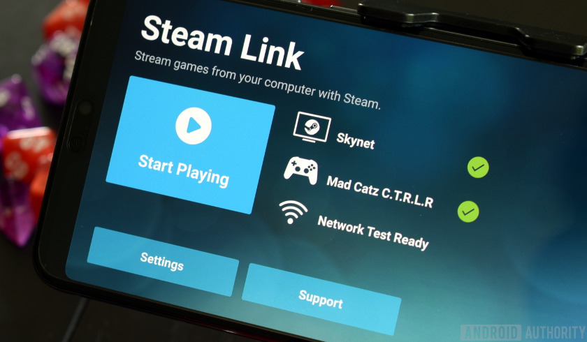 Steam Link - best controller supported games for android