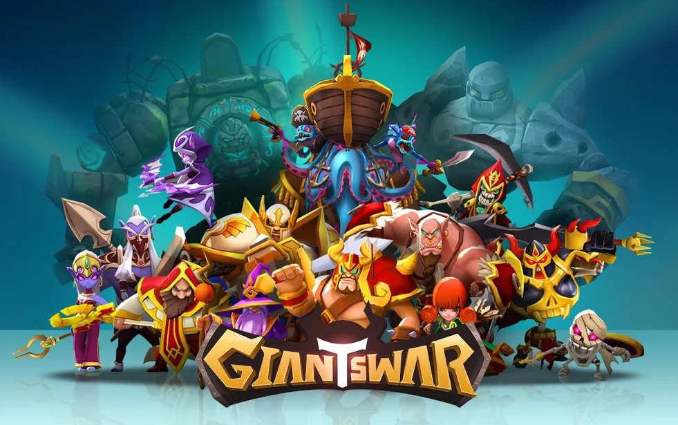 Mobile game Giants War poster.