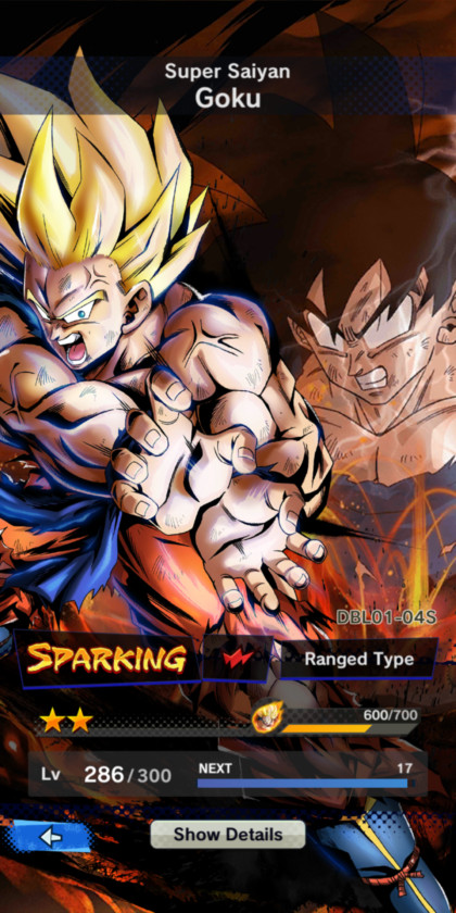 Dragon Ball Legends Goku portrait