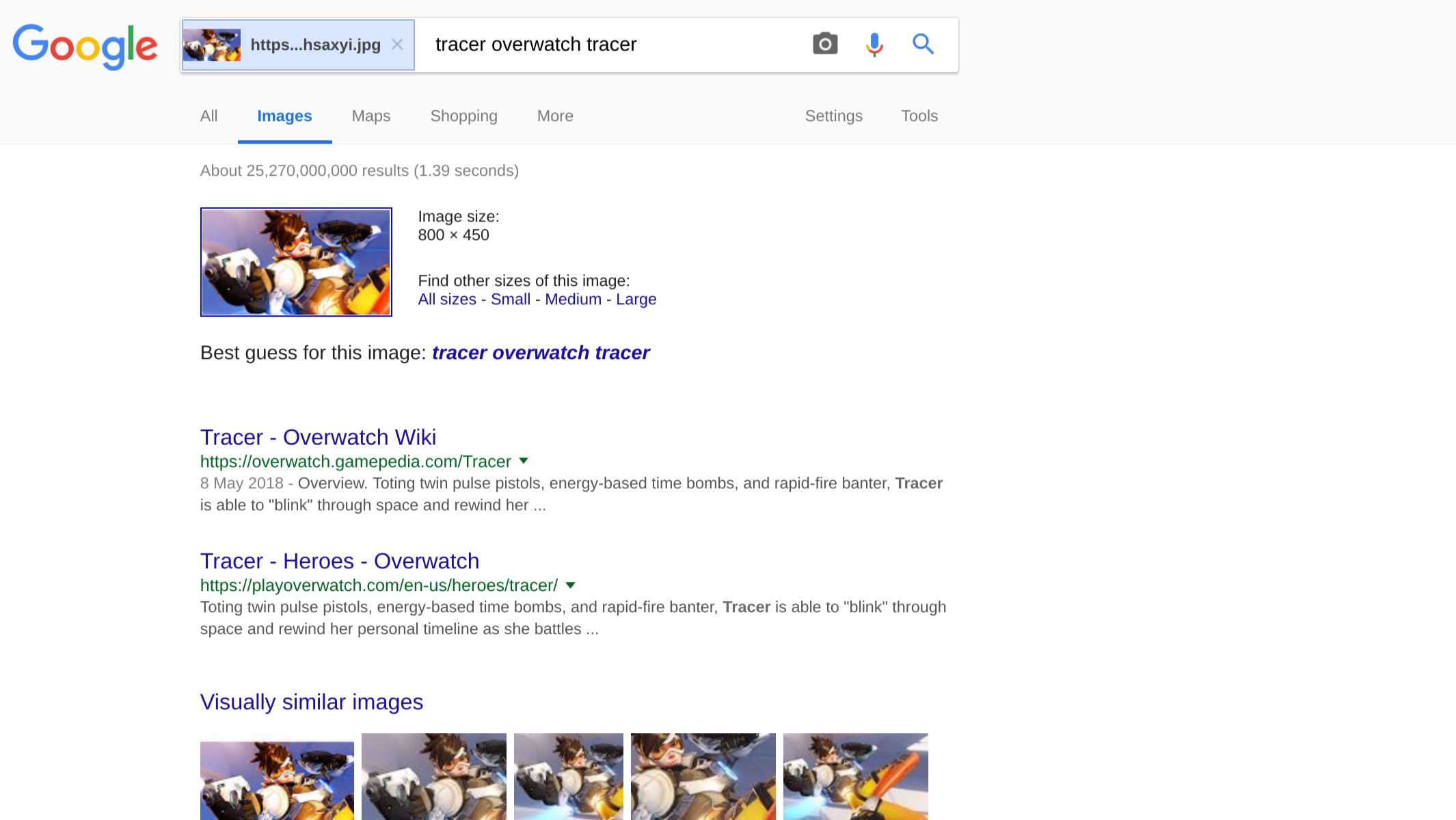 google search reverse image example screenshot