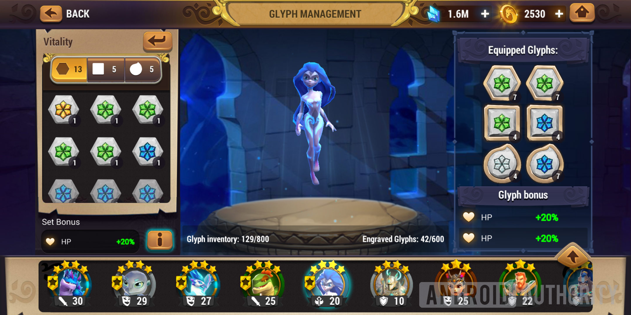might &amp; magic elemental guardians vitality glyphs water nymph