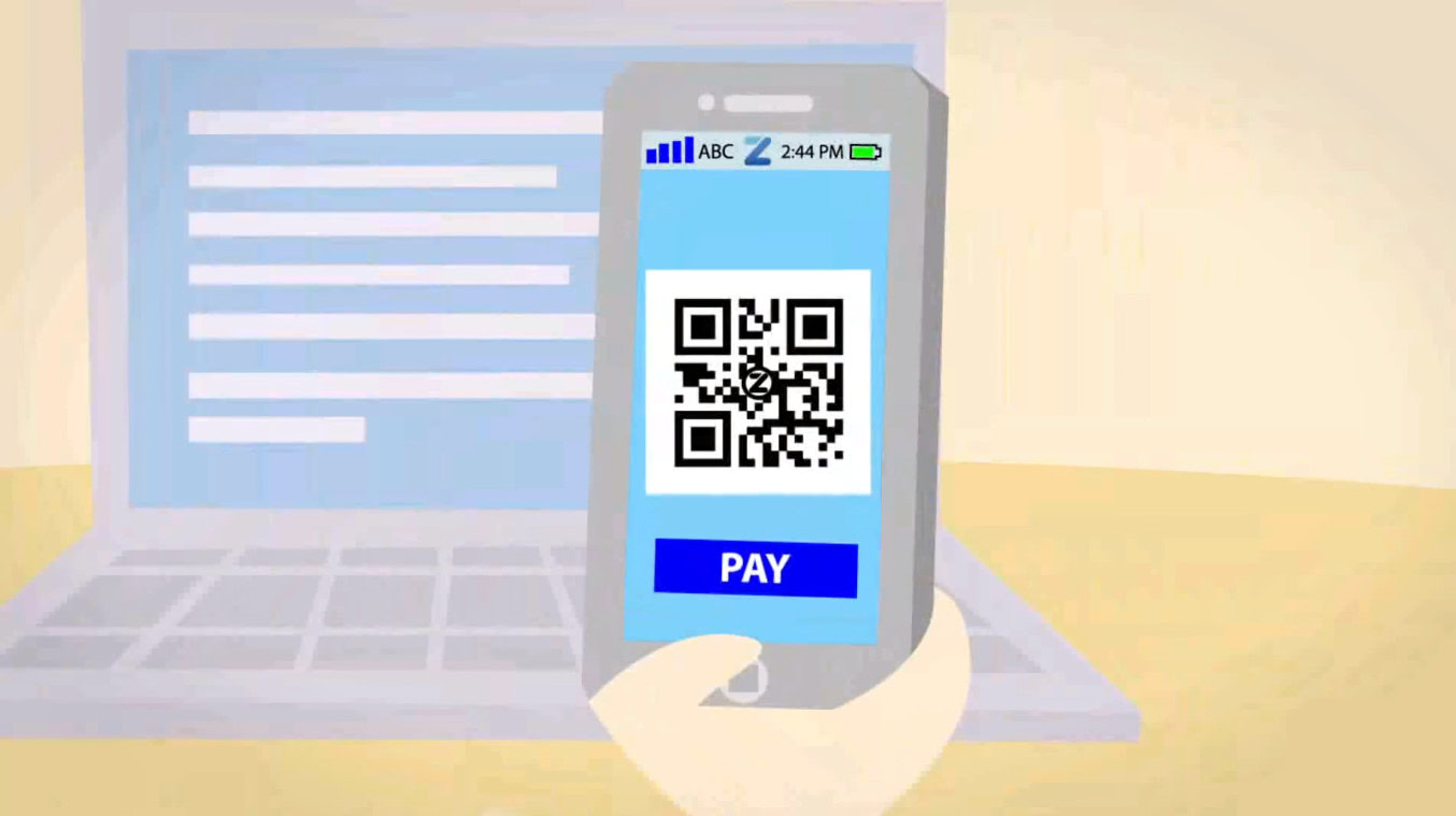 The Zapper QR code app.