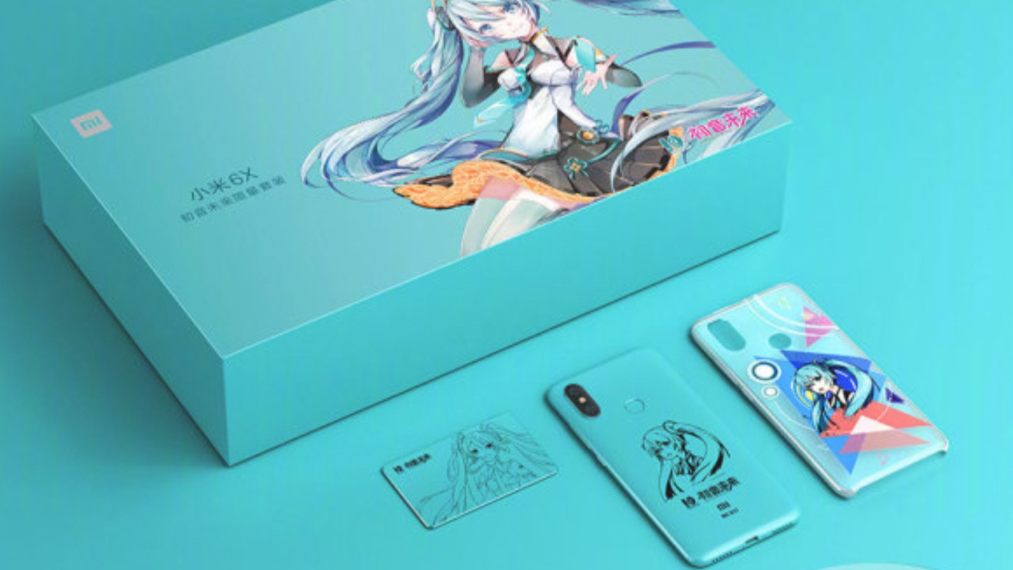 Promo image of Xiaomi Mi 6X Hatsune Miku edition