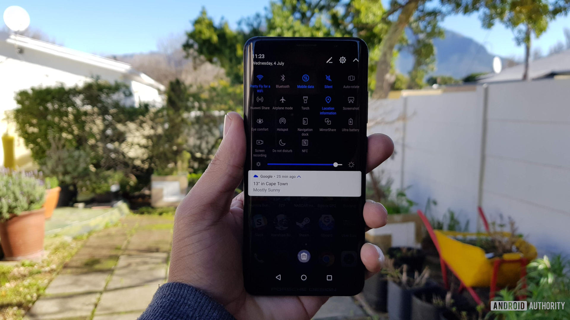 Porsche Design HUAWEI Mate RS notifications