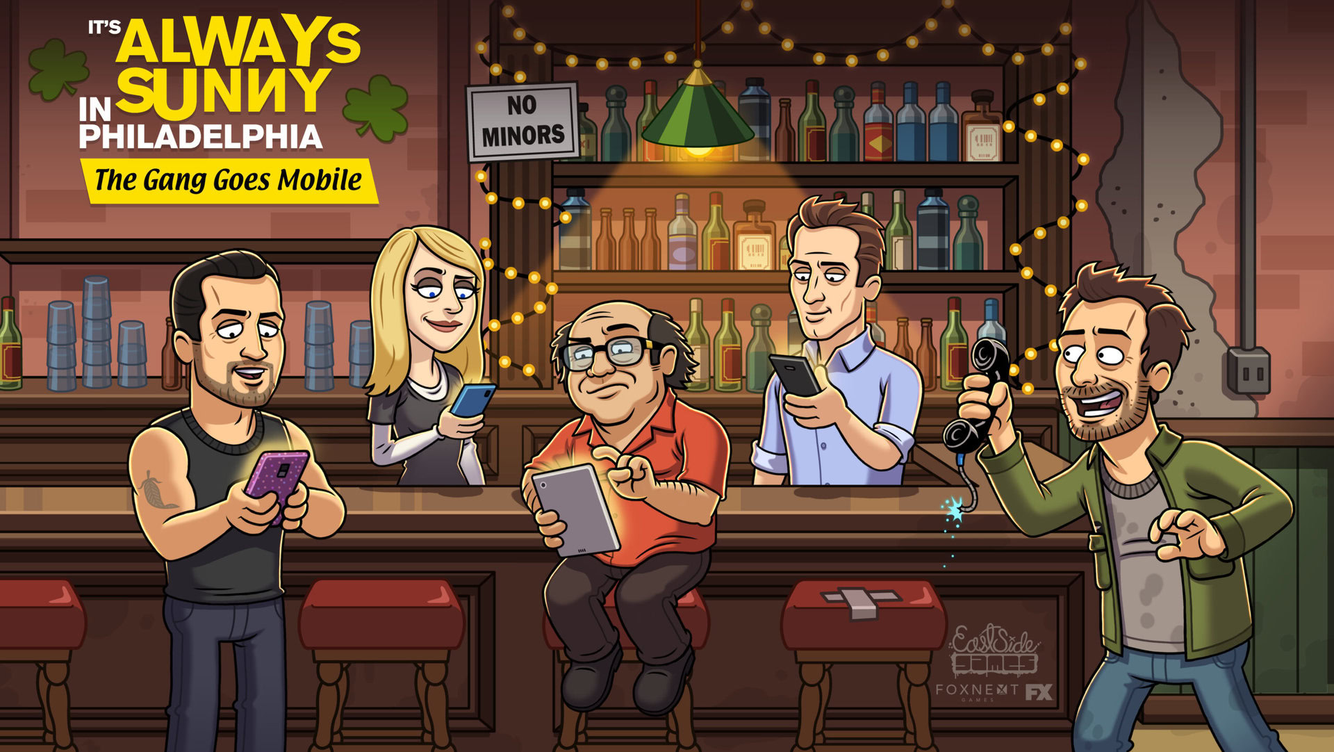 It's Always Sunny Game - Character Art