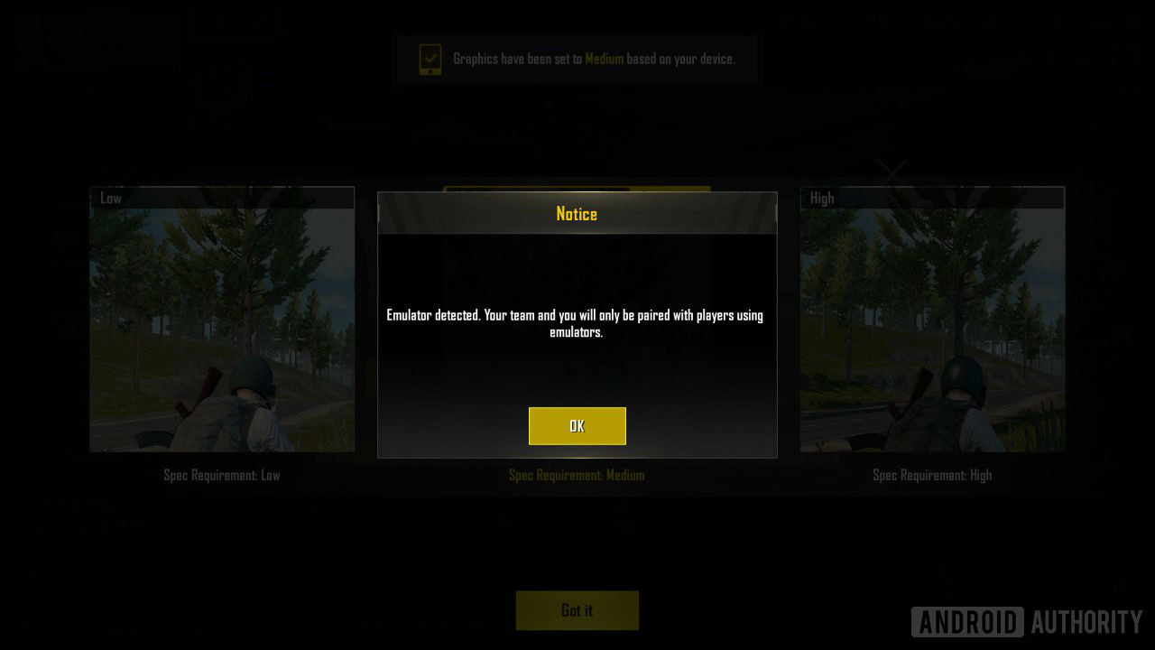 Tencent gaming buddy PUBG mobile emulator matchmaking AA